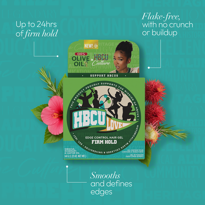 ORS HBCU Olive Oil Edge Control Hair Gel Firm Hold (2.2 oz)