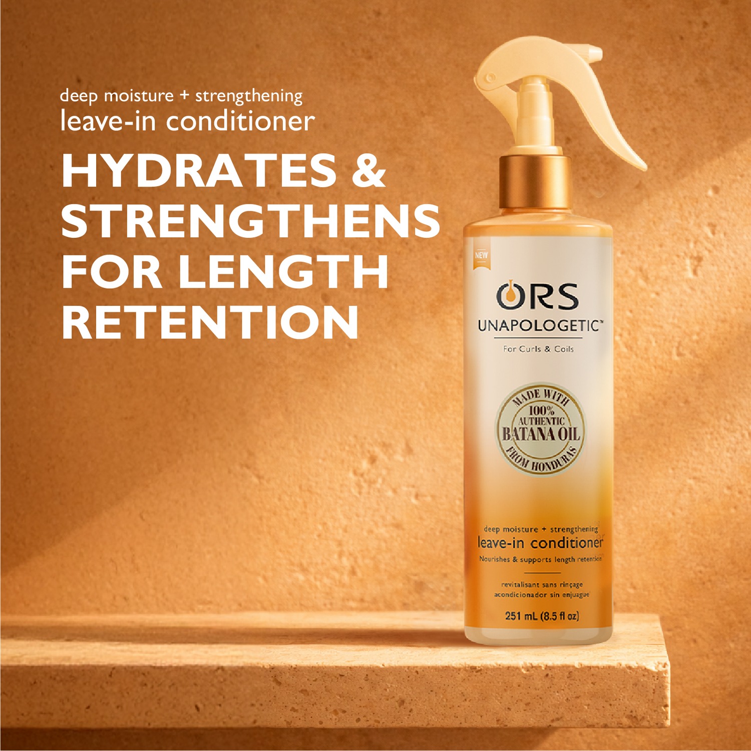 Deep Moisture + Strengthening Leave-In Conditioner (8.5 oz)