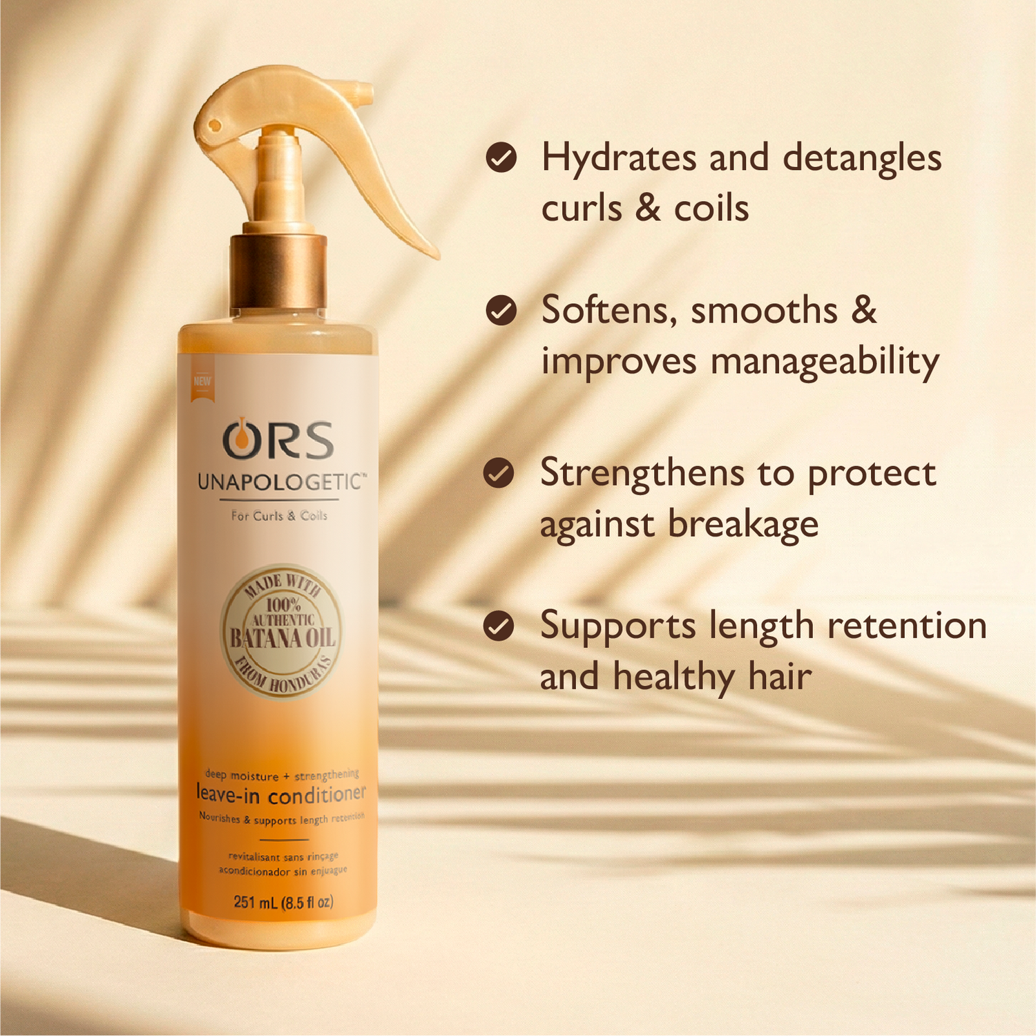 Deep Moisture + Strengthening Leave-In Conditioner (8.5 oz)