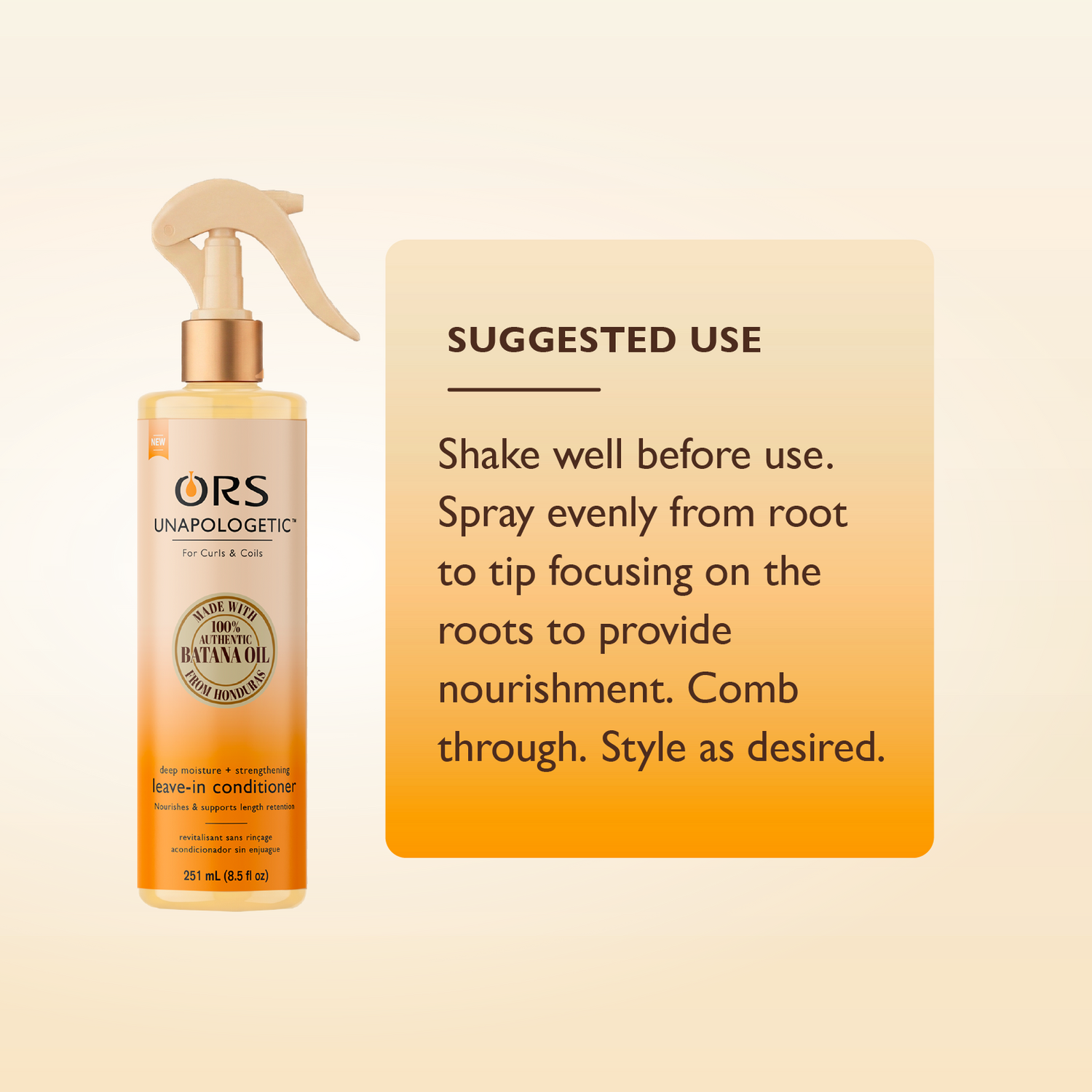 Deep Moisture + Strengthening Leave-In Conditioner (8.5 oz)