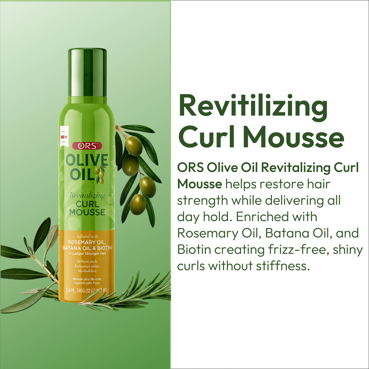 ORS Olive Oil Revitalizing Curl Mousse (12.0 oz)