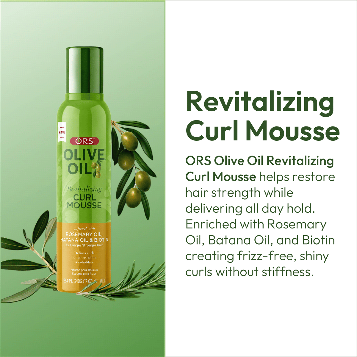 ORS Olive Oil Revitalizing Curl Mousse (12.0 oz)