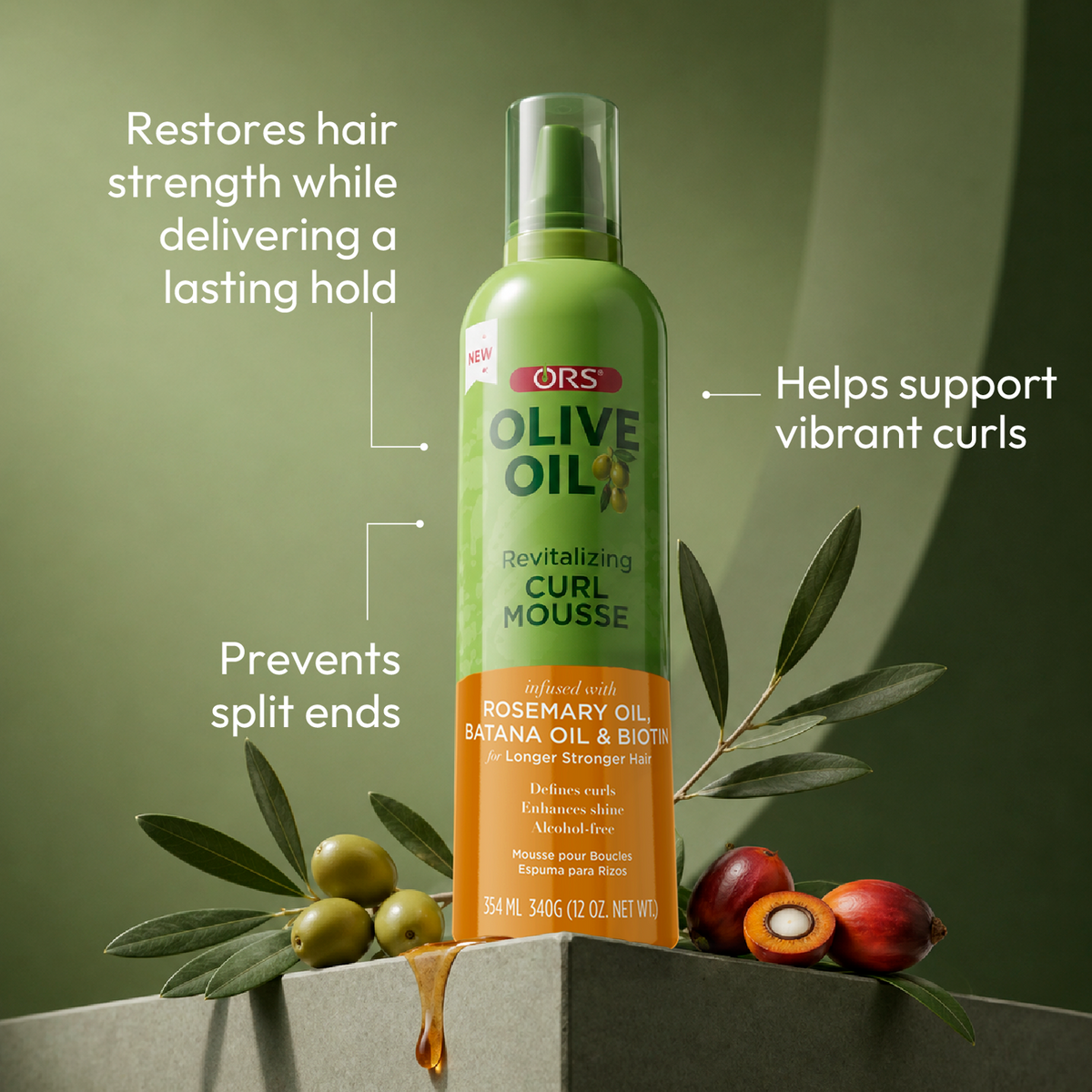 ORS Olive Oil Revitalizing Curl Mousse (12.0 oz)
