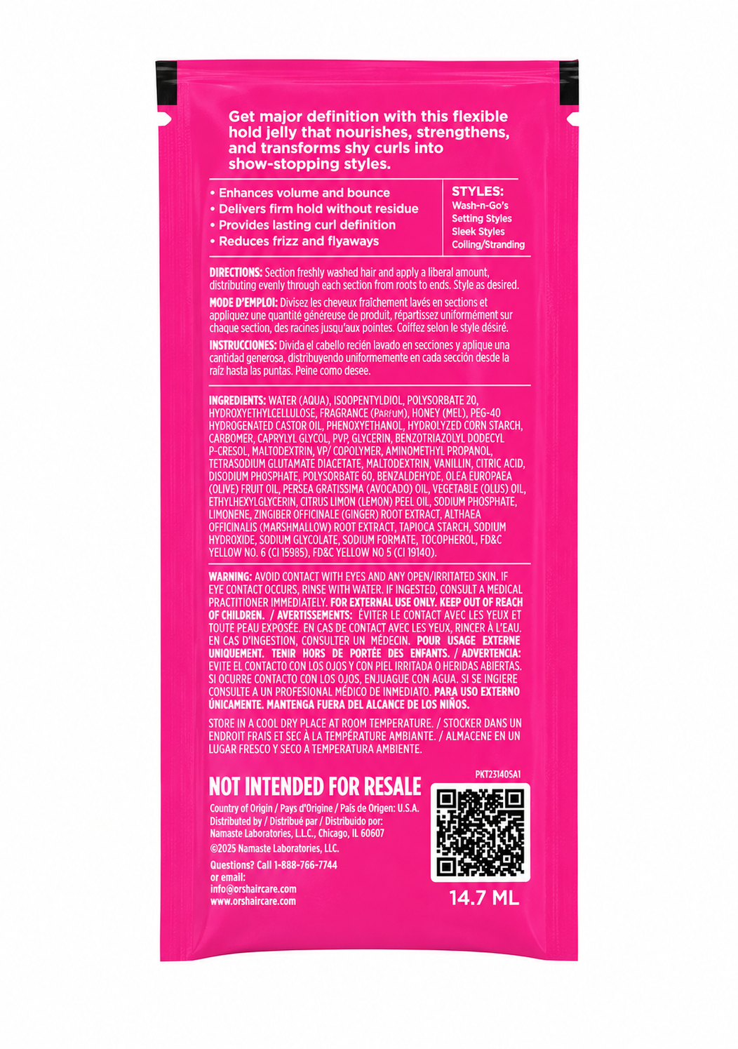 ORS Curlshow Curl Creator Defining Jelly (0.5 oz) - Sample