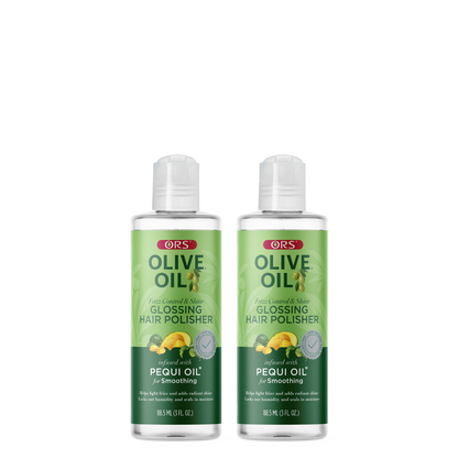 ORS Olive Oil Glossing Hair Polisher for Smoothing (3.0 oz) 2-Pack