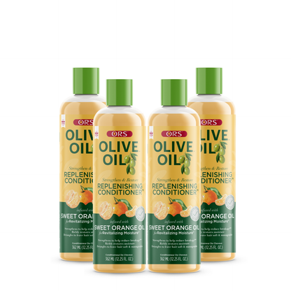 ORS Olive Oil Replenishing Conditioner for Revitalizing Moisture (12.25 oz) 4-Pack