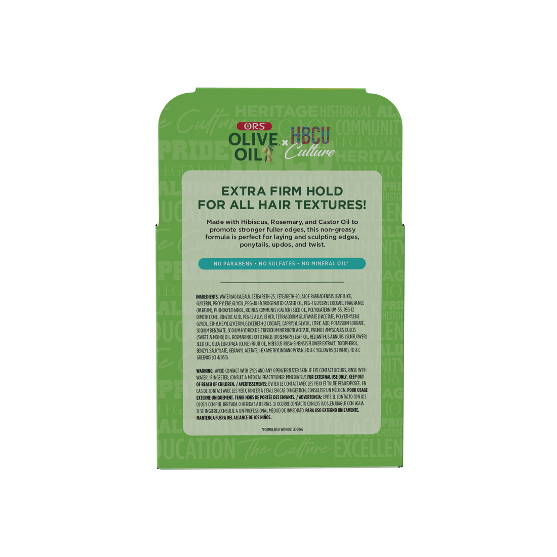 ORS Olive Oil HBCU Edge Control Hair Gel Extra Firm Hold (2.2 oz)