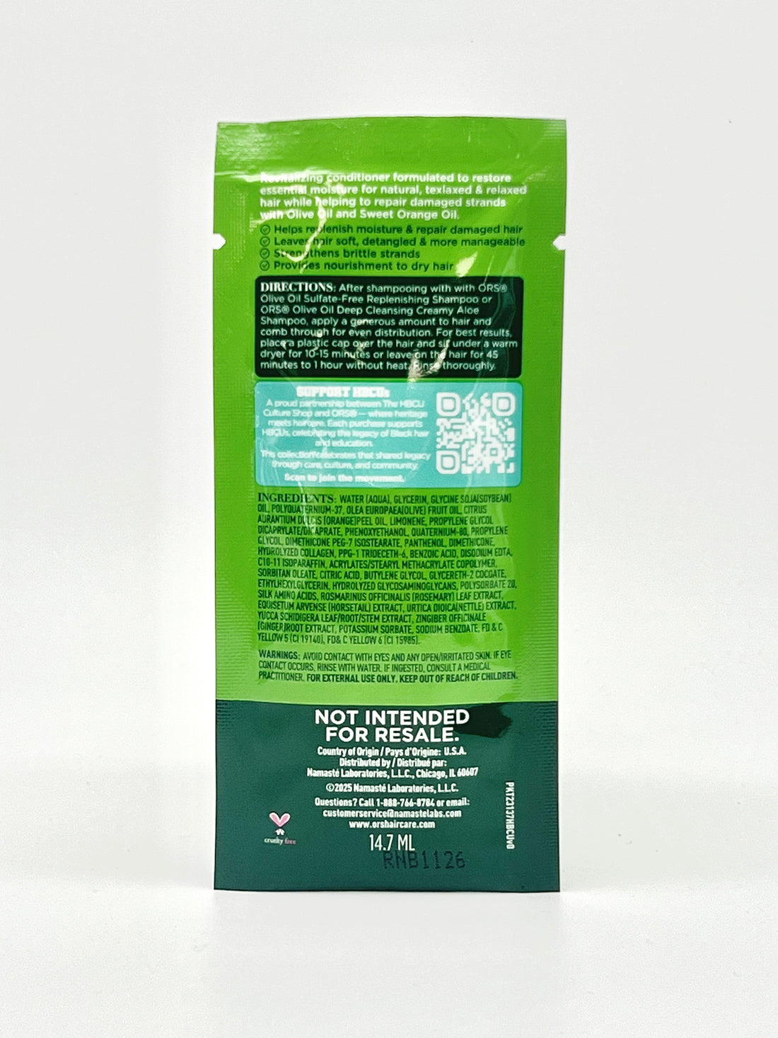 ORS Olive Oil HBCU Replenishing Conditioner(0.5 oz) - Sample
