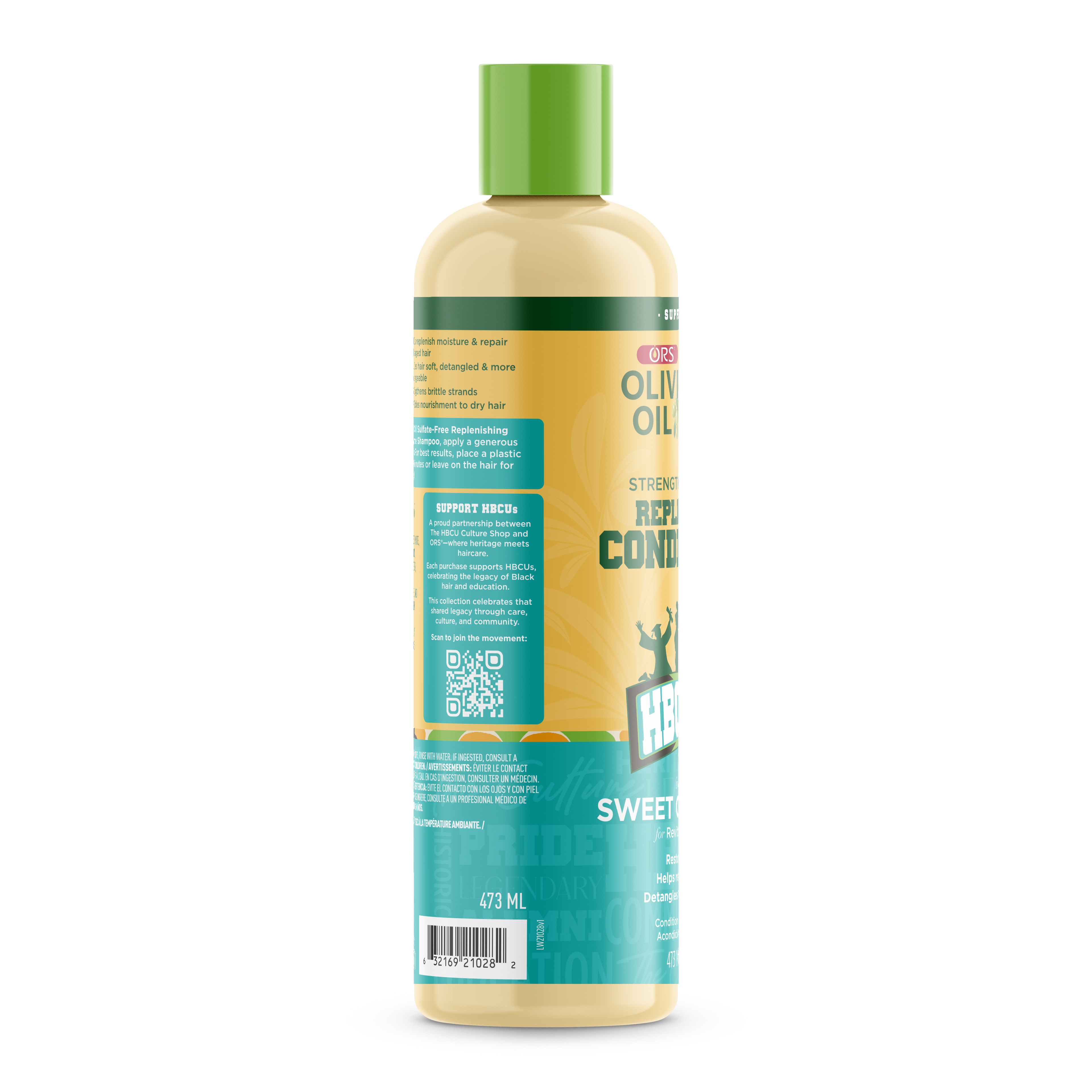 ORS Olive Oil HBCU Strengthen and Restore Replenishing Conditioner for Revitalizing Moisture (16.0 oz)