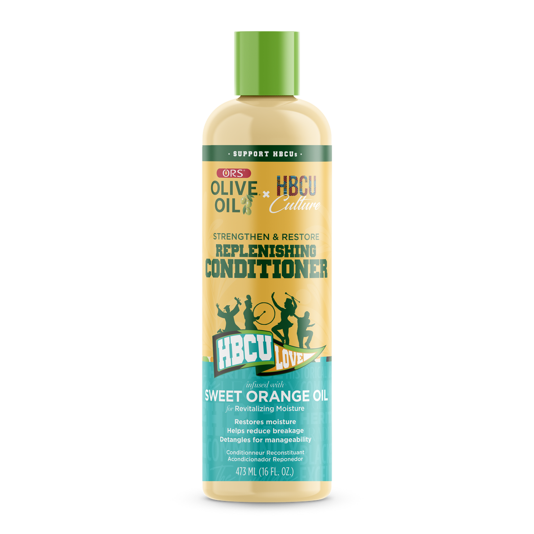 ORS Olive Oil HBCU Strengthen and Restore Replenishing Conditioner for Revitalizing Moisture (16.0 oz)