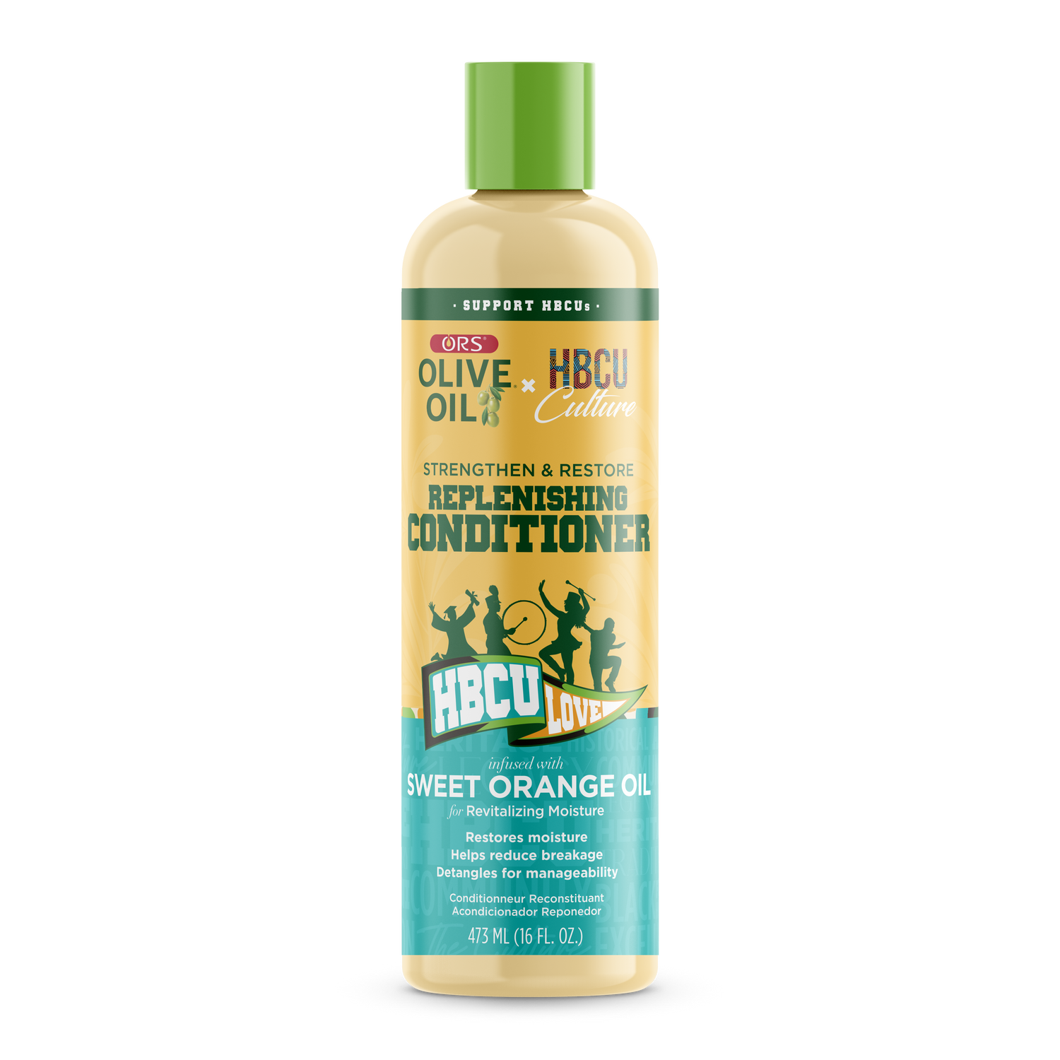 ORS Olive Oil HBCU Strengthen and Restore Replenishing Conditioner for Revitalizing Moisture (16.0 oz)