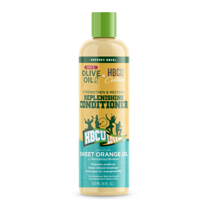 ORS Olive Oil HBCU Strengthen and Restore Replenishing Conditioner for Revitalizing Moisture (16.0 oz)