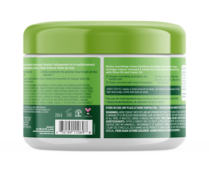 ORS Olive Oil Fortifying Creme Hair Dress for Strengthening (8.0 oz)