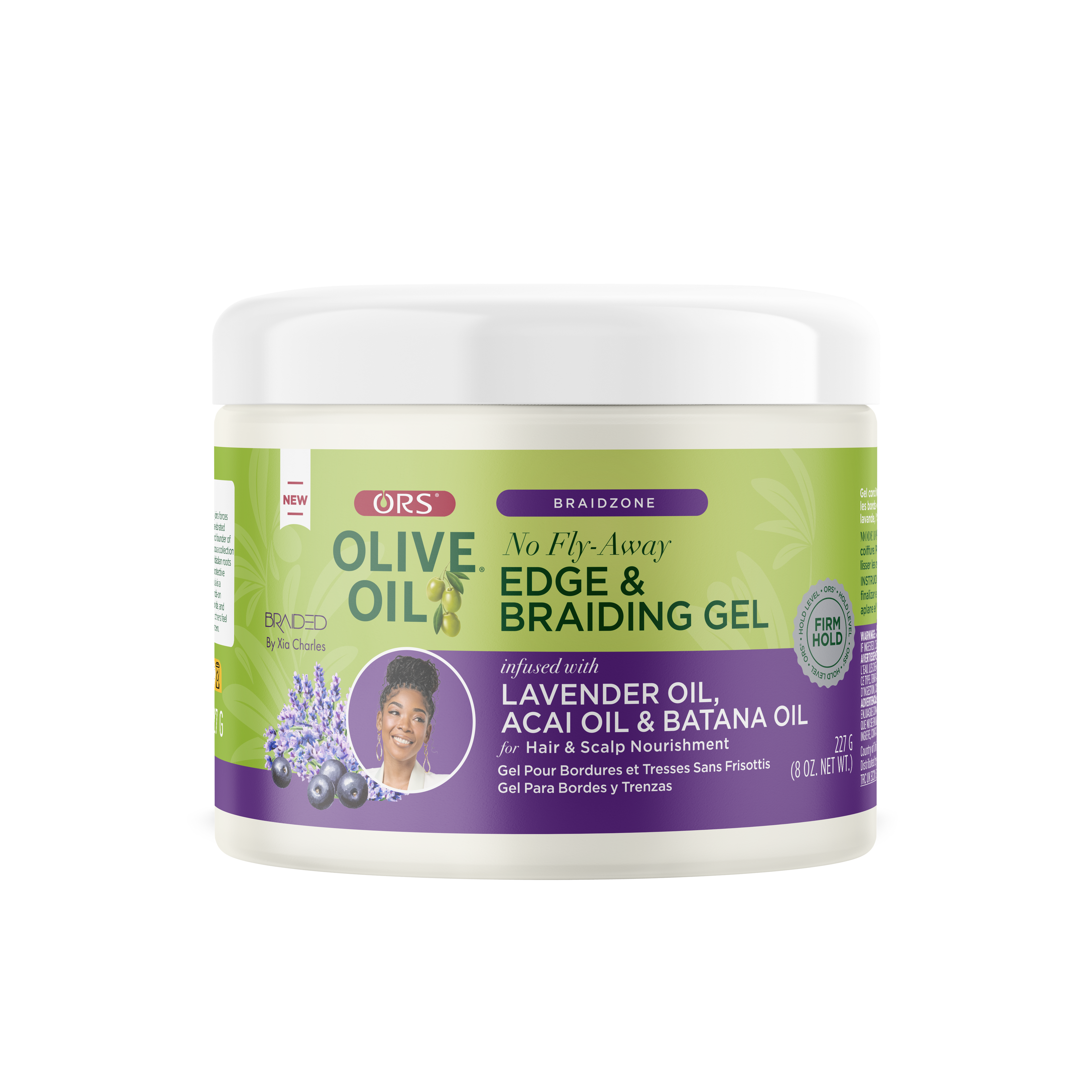 ORS Olive Oil Braidzone Edge &amp; Braiding Gel for Hair &amp; Scalp Nourishment (8.0 oz)