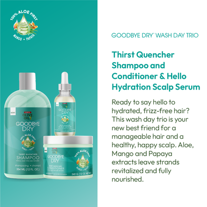 ORS Olive Oil Goodbye Dry Shampoo, Conditioner &amp; Scalp Serum - Bundle