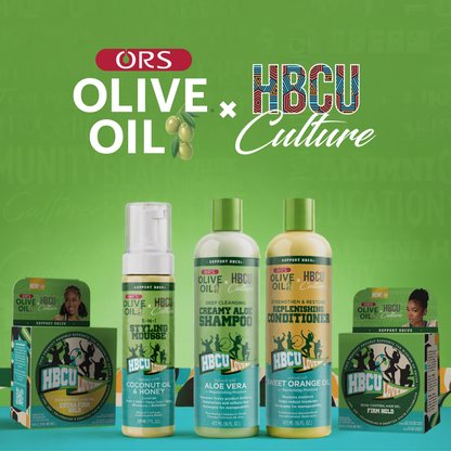 ORS Olive Oil HBCU 5-N-1 Styling Mousse with Coconut Oil &amp; Honey (7.0 oz)