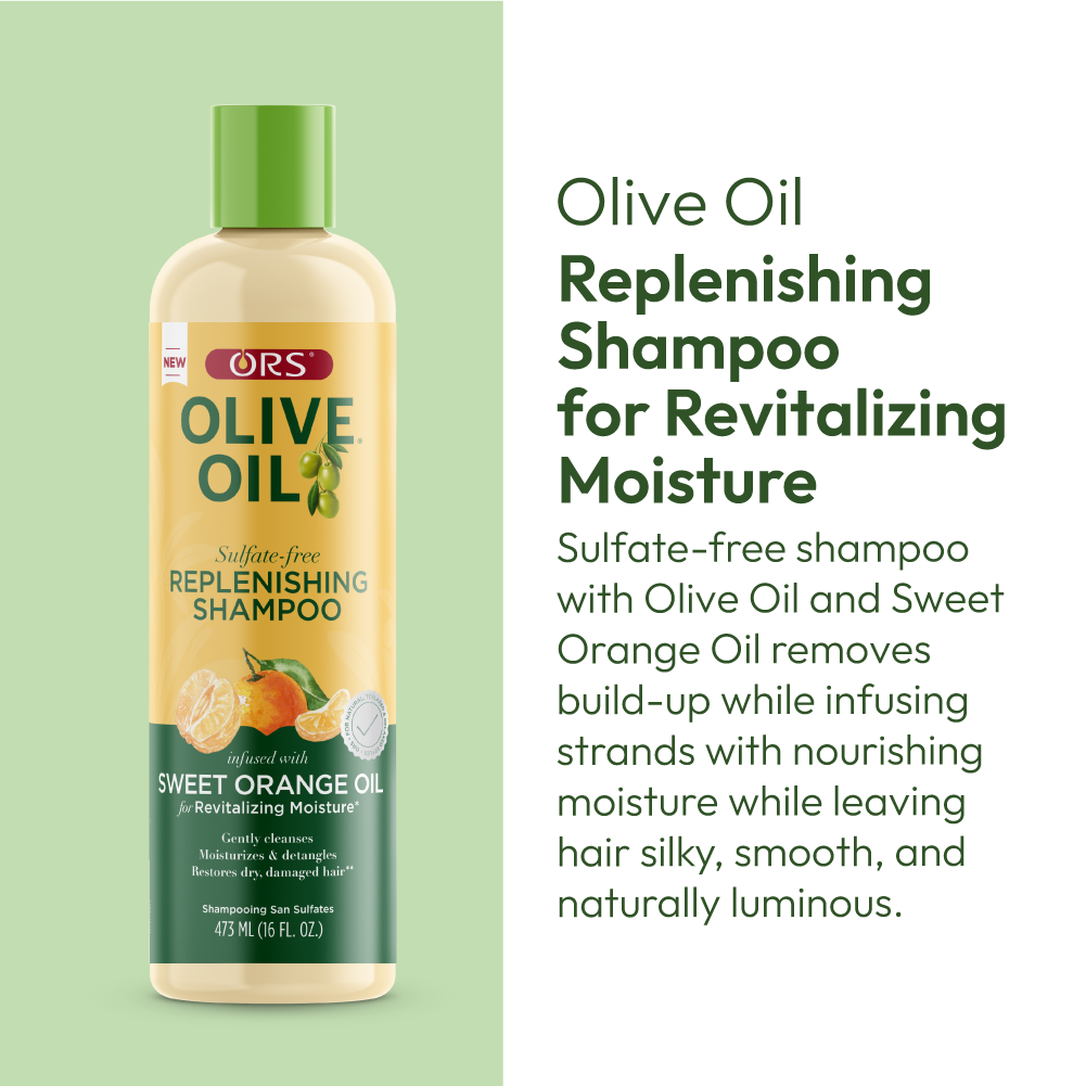 ORS Olive Oil Replenishing Shampoo for Revitalizing Moisture (16.0 oz)