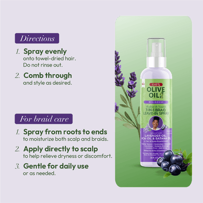 ORS Olive Oil Braidzone 7-In-1 Braid Leave In Spray (8.0 OZ)