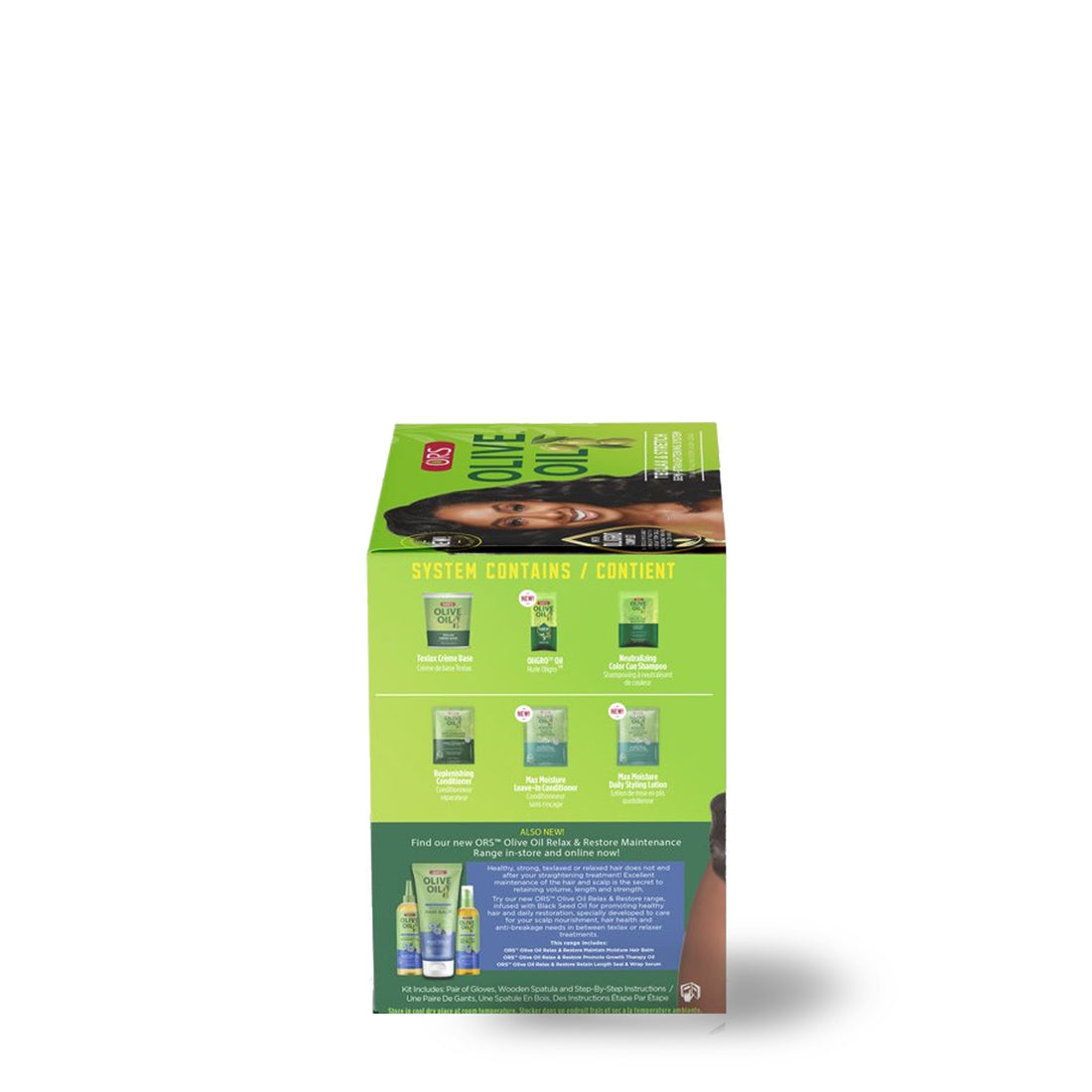 ORS Olive Oil Texlax &amp; Stretch Semi-Straightening System for All Natural Hair Types
